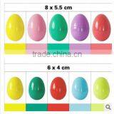 Plastic Easter Egg With Toy or Candy Inside for Walmart Quality Choice