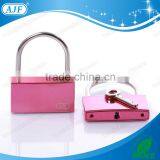 2016 Best Choice New Style High Quality Pink Square Love Lock With Key