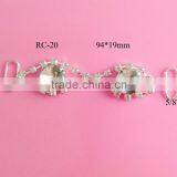Stock Hot Selling Acrylic Rhinestone Connector for Headband/hairwear(RC-20) thumbnail-1