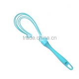 food grade silicone whisk hand mixer with PP color handle