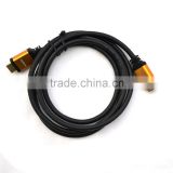 PVC HDMI Type A male to male metal shell cable with strong ability of anti-interference