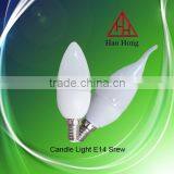 HAO HONG Hot Sale Led E14 Screw Candle Light