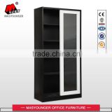 office use silding glass door filing cabinet