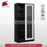 High Quality KD Structure Sliding Glass Door Filing Cabinet thumbnail-2