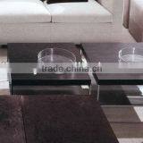 Stainless Steel Leg Long Coffee Table (T-11) thumbnail-1