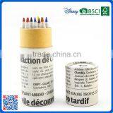 12/24/36 Colors Fancy Short Wooden Pencils Into the Cheap Personalized Pencil Box