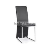 Z660 High Back Dining Chair Black Dining Chair PU Dining Chair