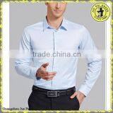 Sky Blue Hot Sell Men's Dress Shirt And Pants, Fitted Dress Shirts In Bulk thumbnail-3