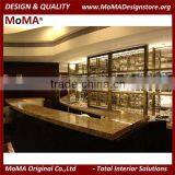 High End Custom Metal Art Work, Stainless Steel Restaurant Partition Design thumbnail-2