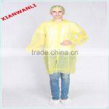 Disposable Nonwoven Yellow Comfortable Chemotherapy Gown thumbnail-1