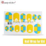 China OEM Customized 12 Tip Full Kids Nail Sticker