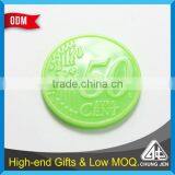 Wholesale Bulk Metal / Plastic Laser Logo Euro Shopping Cart Coin thumbnail-2