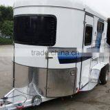 2 Horse Straight Load Trailer With Awning for Hot Sale thumbnail-1