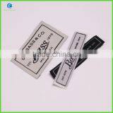 Custom Design Centerfold High Density Garment Damask Woven Labels thumbnail-1