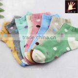 Pretty Candy Color Fashion Dots Peachyforum Cute Teenage Girls Ankle Socks thumbnail-1