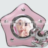 Pink sliver my first year wood digital baby picture frames baby souvenir photo frames