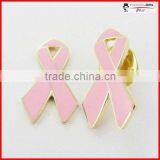 Promotional Pink Anti HIV/Aids Metal Badge Pin