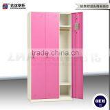 Material 3-door Closet Key Lock Colorful Steel Locker Staff Office Locker thumbnail-1