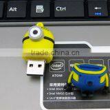 Custom USB Flash Drive Logo Printing,Free Mock Up USB ,Popular Cartoon Character Minions USB Memory Stick Wholesale thumbnail-4