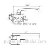 Aluminum Doors and Window Handle Single Point Handles Aluminium Casement Window Handle thumbnail-2