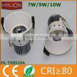 High CRI Round Recessed High Power Saa Led Downlight 12w