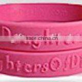 Embossed Silicone Wristband/ Silicone Bracelet thumbnail-1