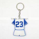 Yiwu Manre Manufacturer Custom Pvc Key Ring Jersey Shaped Rubber Keychain Souvenir Keychain thumbnail-3