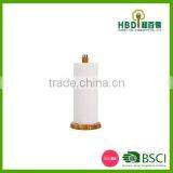 BSCI Factory High Quality Bamboo Wood Kitchen Roll Holder, Roll Holder Wholesale thumbnail-5