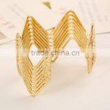 Wave Shape Gold Plating Sport Bracelet thumbnail-2