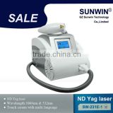 Q-Switched Nd Yag Laser For Pigmentation , Eyebrow laser Tattoo Removal For Beauty Salon