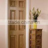 Original Wood Color Paneled Teak Wood Door Solid Wooden Door thumbnail-1