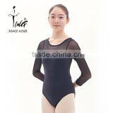 2016 Latest Adult Mesh Insert Sexy Gymnastic Leotard thumbnail-2