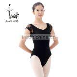 Sexy Lace 2016 Girl Ballet Leotard Wholesale Adult Color Red Artistic Gymnastics Leotards thumbnail-2