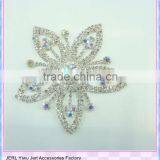 Bling Bling Bridal Crystal Lace Rhinestone Applique Sewed on Wedding Dress thumbnail-2