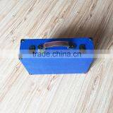 China Factory Wholesale Custom PU Leather Gift Boxes, Dark Blue Storage Box thumbnail-4