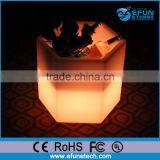 Color Change Led Light Plastic Portable Led Ice Bucket,led Wine Bottle Holder