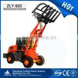 CE Approved 2ton Front End Wheel Loader With Wood Grapple