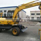 8 Ton Wheel Excavator With Cane Loader for Sale thumbnail-2