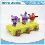 Pull Along Toy Bus thumbnail-2