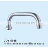 Upc Brass DIA18MM Faucet Spout,ss Basin Tap Tube,U Stainless Steel Mixer Pipe thumbnail-1