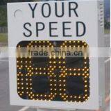 Steel Case 18 Inch 2 Digit Station Radar Speed Traffic Signs thumbnail-2