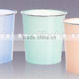 PP Material Home Use Colorful Transparent Rubbish Can thumbnail-1