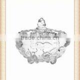 Wholesale Glass Candy Box With Lid ,Promotion Glass Sugar Bowl,candy Box for Sale thumbnail-1