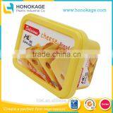 Rectangular Peanut Butter Jar With Lid, Plastic Food Containers With Lids thumbnail-1