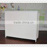 Handmade White Solid Living Room Cabinet With Drawers thumbnail-6