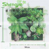 SJLJ013343 Plastic Grass Wall / Fake Green Grass Wall for Garden Home Decoration thumbnail-5