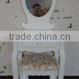 Amazing White Vanity Makeup Set, Stool & Mirror New thumbnail-2