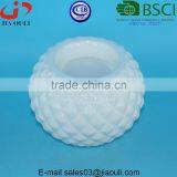 New Design Pineapple Shape White Ceramic Tealight Candle Holder thumbnail-2