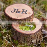 Personalised Wedding Wooden Ring Box thumbnail-1