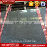 Prefab deep grey color composite crystal quartz stone slab for countertop